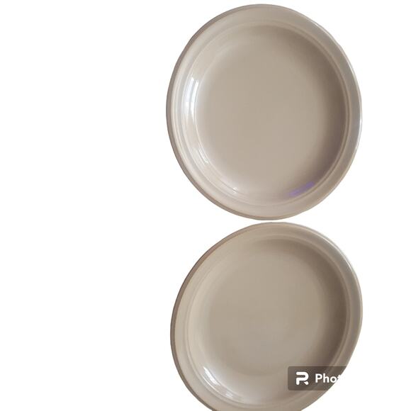 Vintage Sirocco Khaki Dansk 9 inch Salad Plates Tan Replacement Set of 2 - Picture 1 of 7